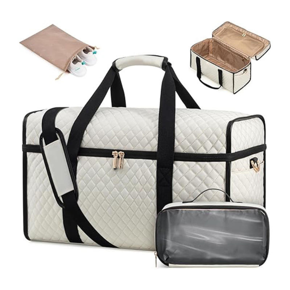 UrbanGo Duffel | Carry On Duffel Bags For Airplanes, Overnight Bag w/ Toiletry Bag