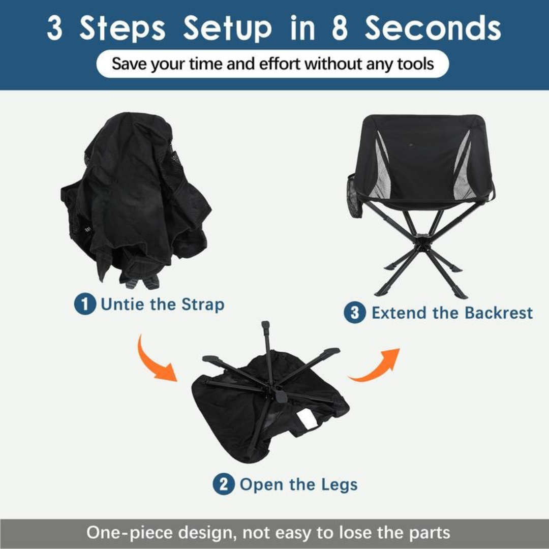 CampFlex Swivel Chair
