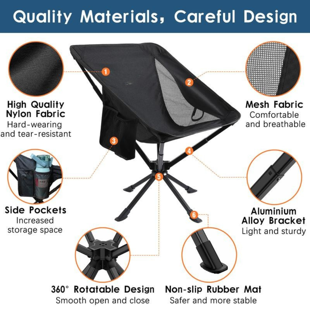 CampFlex Swivel Chair