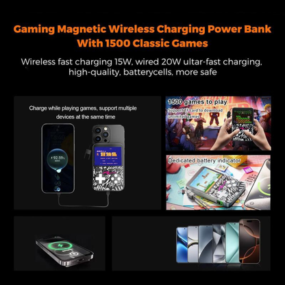 Retro Power Game Console