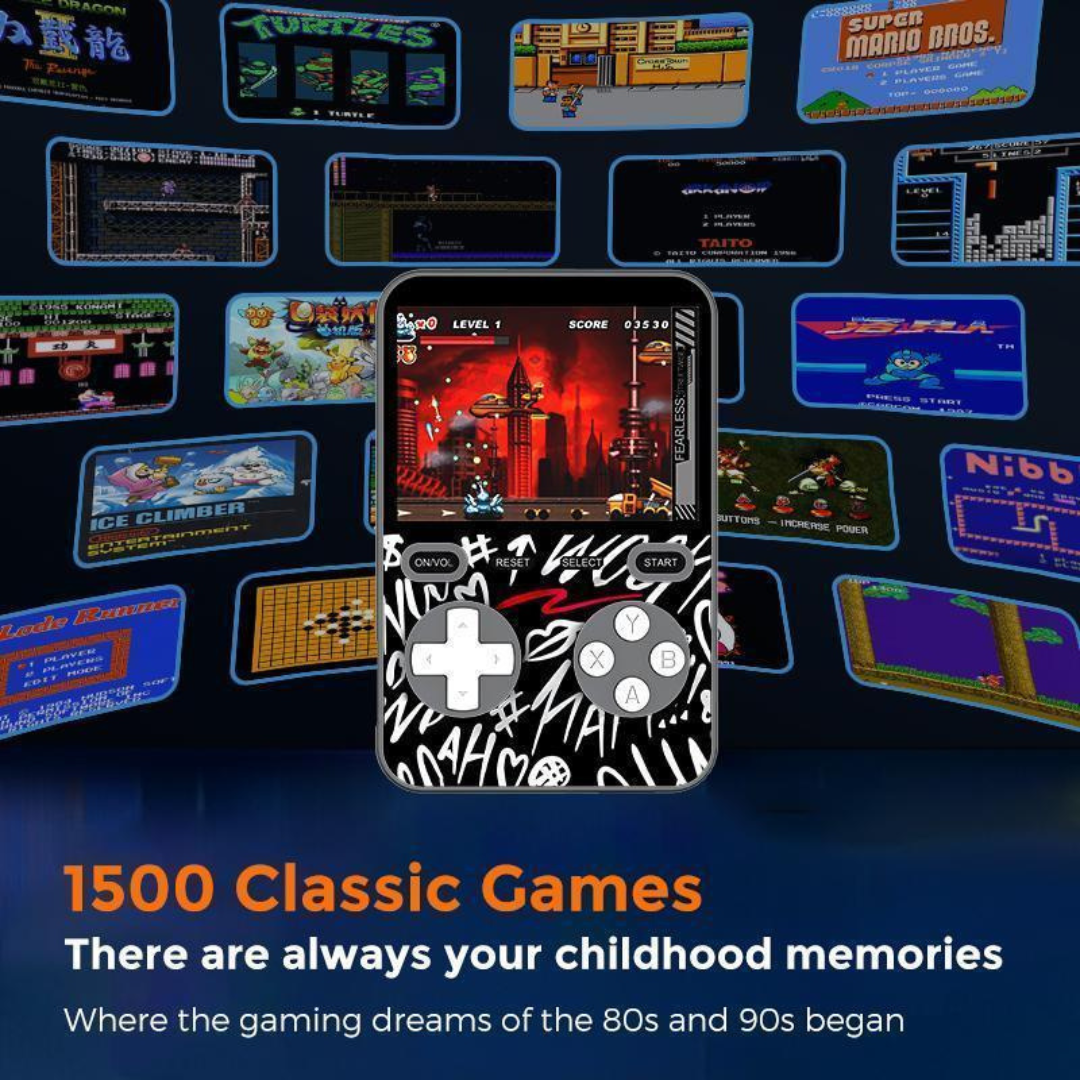 Retro Power Game Console
